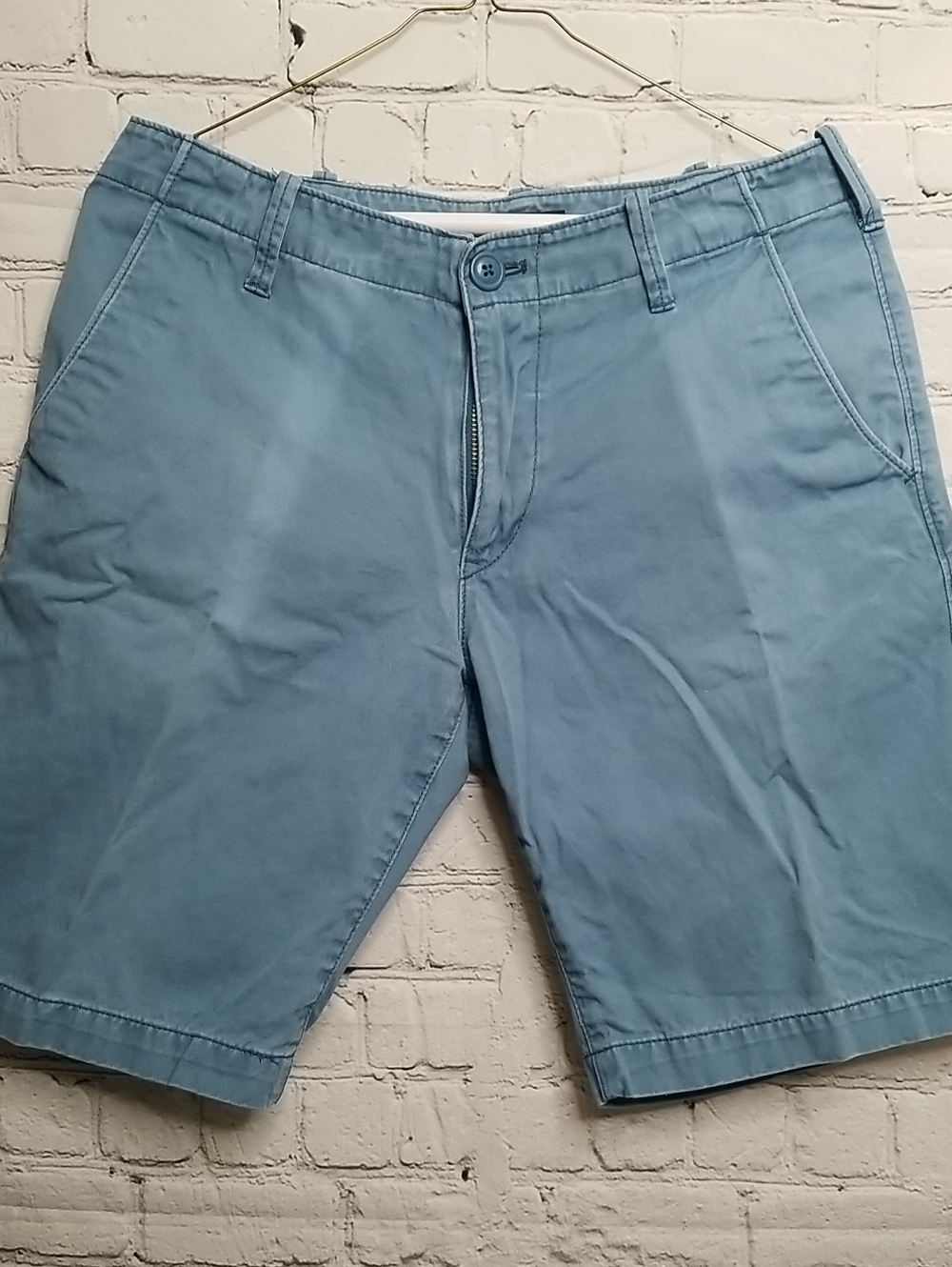 Express Mens Shorts Light Blue 100% Cotton Small EUC